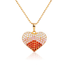 Xuping Luxury 18k Gold Heart Pendant